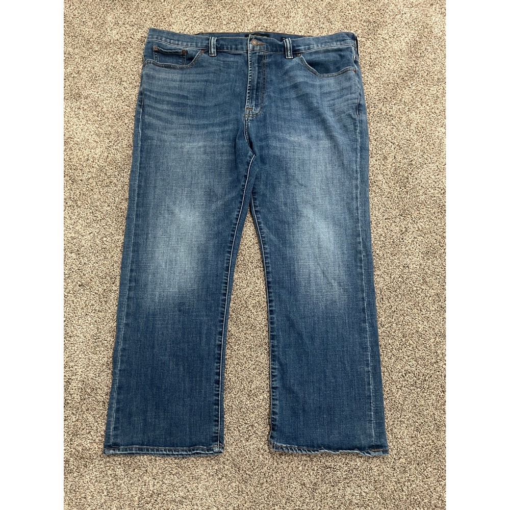 Lucky Brand 181 Relaxed Straight Jeans Mens 42x30 Blue Denim Medium Wash